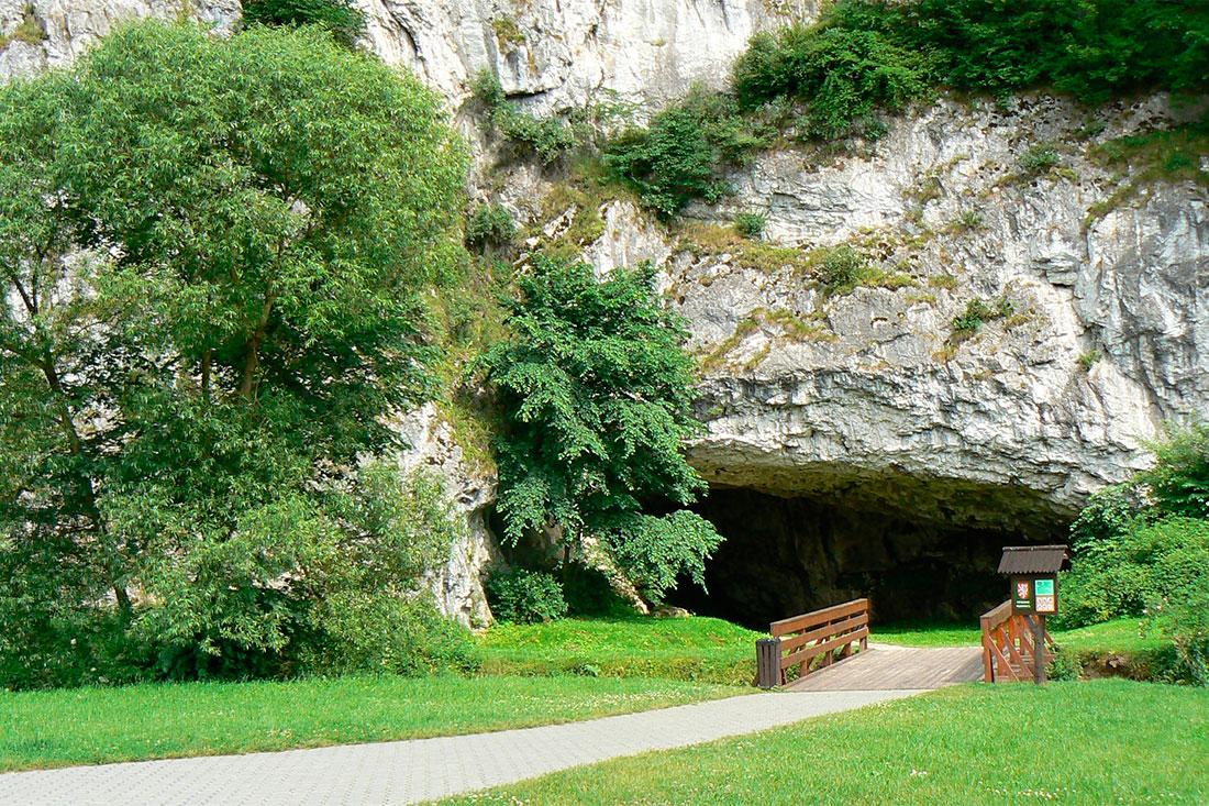 Entrance to Moravian Karst Caves