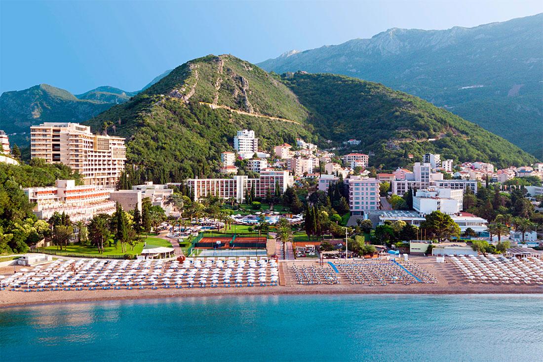 Vista sulla località di Bečići